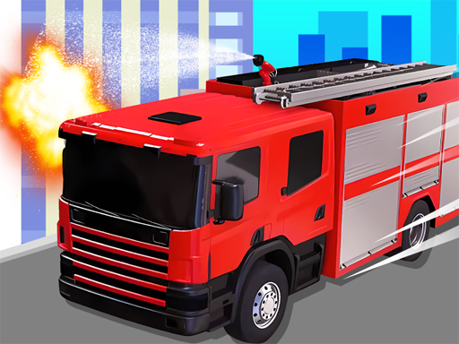 Fire Truck Rescue Driving game cover