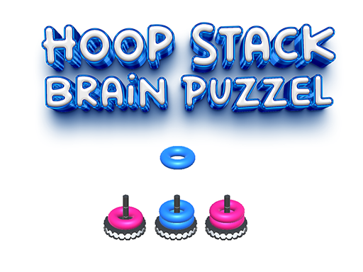 Hoop Stack Brain Puzzel Game game cover